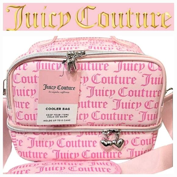 Juicy Couture Word Play Logo Insulated Cooler Bag - Picture 1 of 10